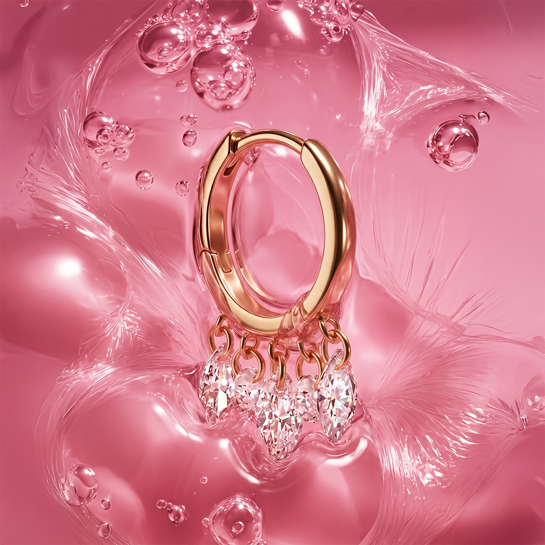 Floating Phoebe Hoops