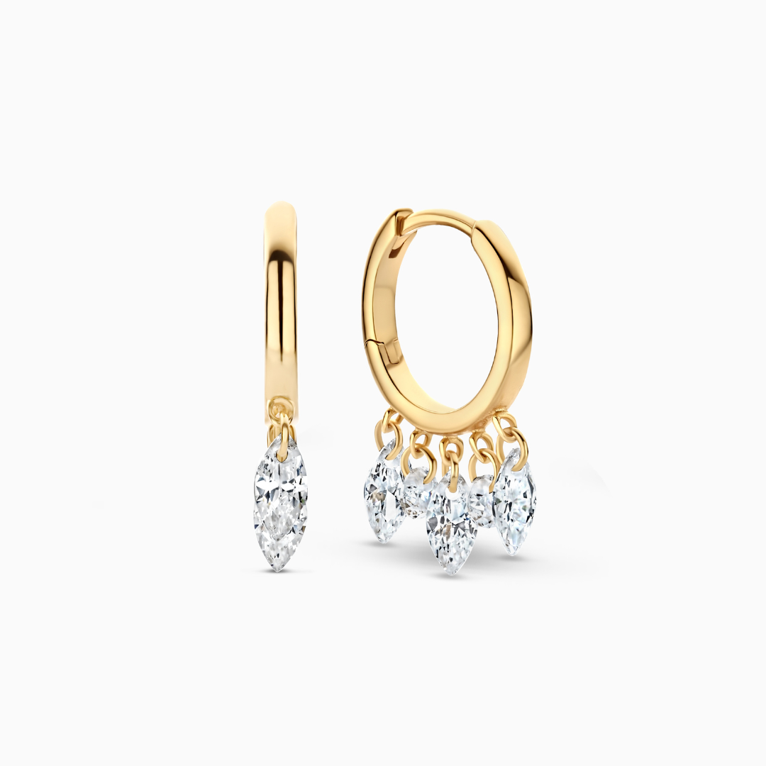 Floating Phoebe Hoops