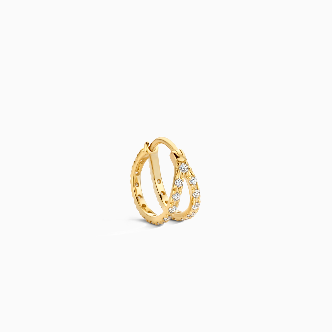 Diamond Sutton Cartilage Hoop (10mm)