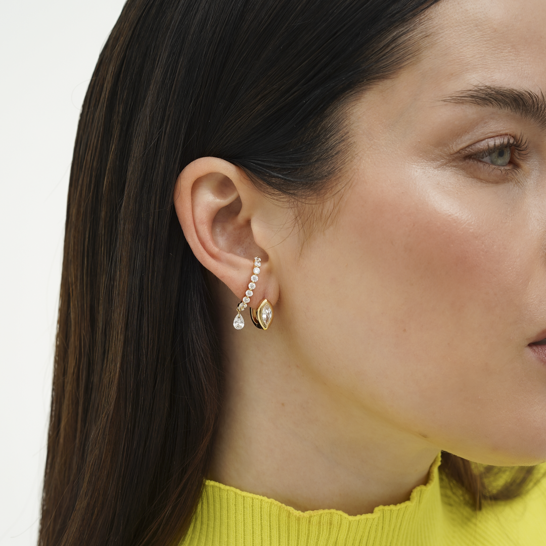 Pulse Marquise Hoops